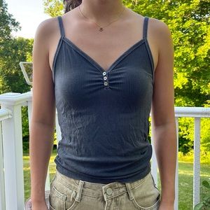 AMERICAN EAGLE soft and sexy dark gray tank, size S